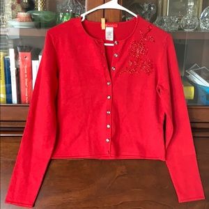 Anne Klein silk and cashmere sweater